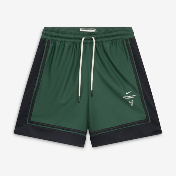 Шорты Milwaukee Bucks Nike 2026 Standard Issue Pre-Game Pro - Hunter Green