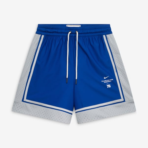 Шорты Philadelphia 76ers Nike Royal 2026/27 Standard Issue Pre-Game Pro