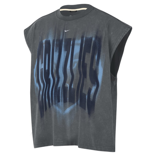 Memphis Grizzlies Nike 2026 Standard Issue Pre-Game Sleeveless Top - Charcoal