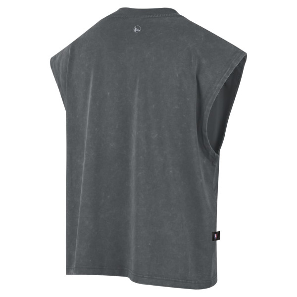 Golden State Warriors Nike 2026 Standard Issue Pre-Game Sleeveless Top - Charcoal