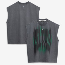 Boston Celtics Nike 2026 Standard Issue Pre-Game Sleeveless Top - Charcoal