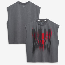 Chicago Bulls Nike 2026 Standard Issue Pre-Game Sleeveless Top - Charcoal