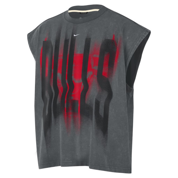 Chicago Bulls Nike 2026 Standard Issue Pre-Game Sleeveless Top - Charcoal