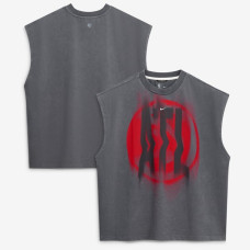 Atlanta Hawks Nike 2026 Standard Issue Pre-Game Sleeveless Top - Charcoal