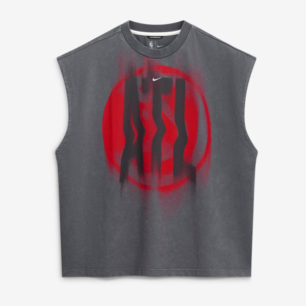 Atlanta Hawks Nike 2026 Standard Issue Pre-Game Sleeveless Top - Charcoal