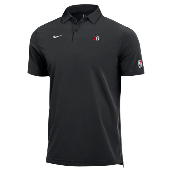 Поло Philadelphia 76ers Nike Black Dri-FIT Coaches