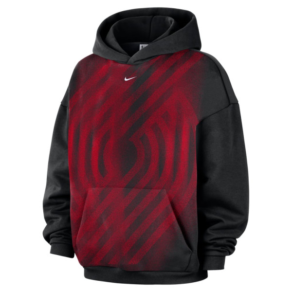 Толстовка Portland Trail Blazers Nike 2026 Standard Issue Practice Icon Fleece - Black