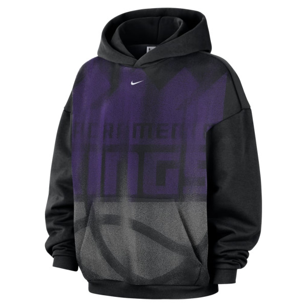 Толстовка Sacramento Kings Nike 2026 Standard Issue Practice Icon Fleece - Black