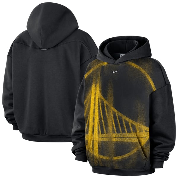 Толстовка Golden State Warriors Nike 2026 Standard Issue Practice Icon Fleece - Black