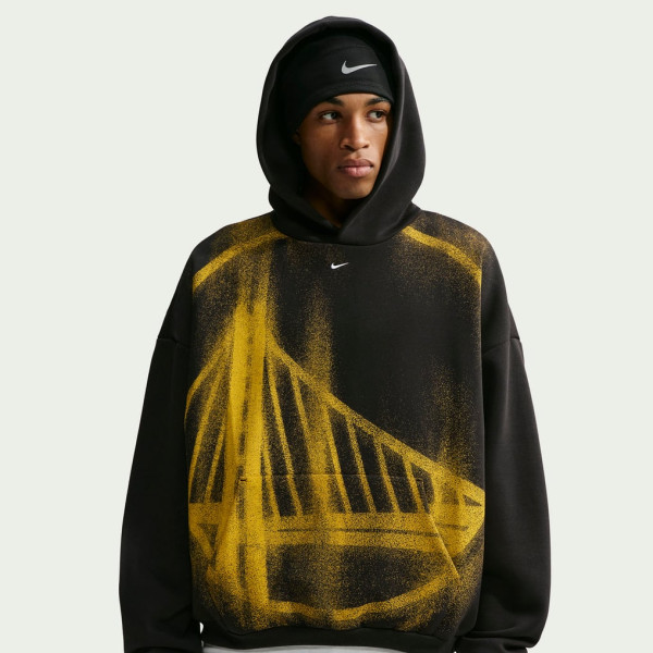 Толстовка Golden State Warriors Nike 2026 Standard Issue Practice Icon Fleece - Black