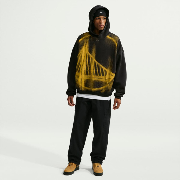 Толстовка Golden State Warriors Nike 2026 Standard Issue Practice Icon Fleece - Black