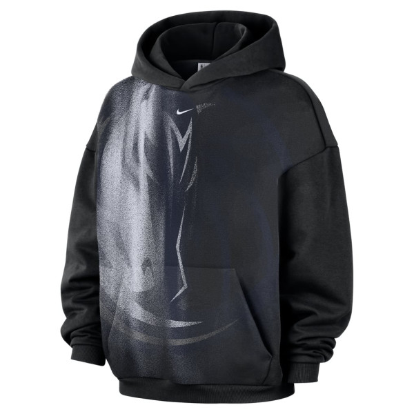Толстовка Dallas Mavericks Nike 2026 Standard Issue Practice Icon Fleece - Black