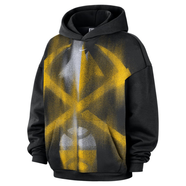 Толстовка Denver Nuggets Nike 2026 Standard Issue Practice Icon Fleece - Black