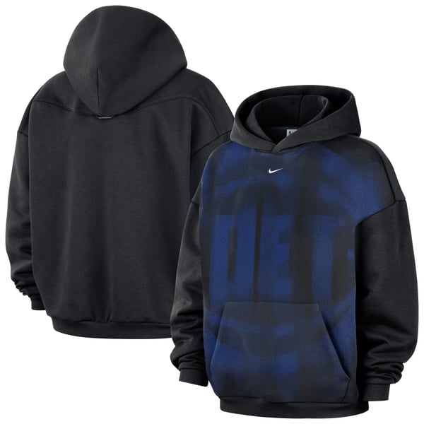 Толстовка Detroit Pistons Nike 2026 Standard Issue Practice Icon Fleece - Black