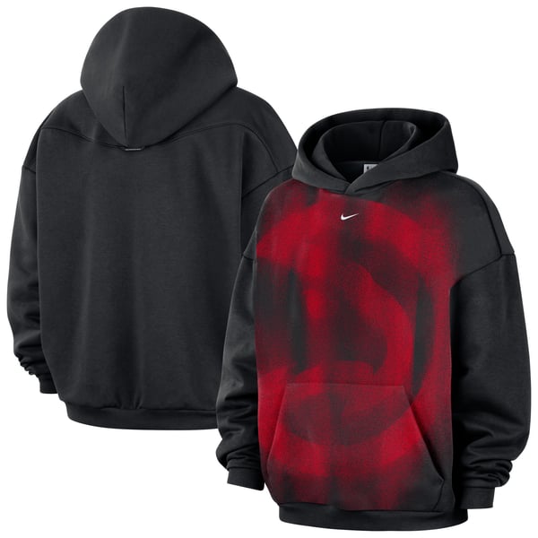 Толстовка Atlanta Hawks Nike 2026 Standard Issue Practice Icon Fleece - Black