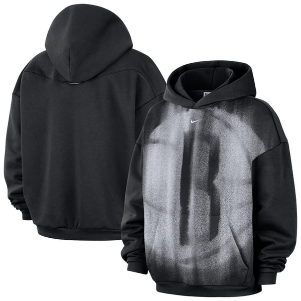 Толстовка Brooklyn Nets Nike Black 2026 Standard Issue Practice Icon Fleece