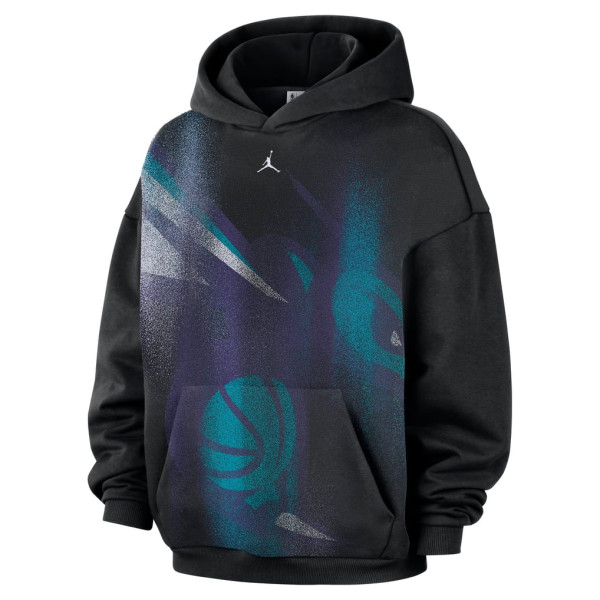 Толстовка Charlotte Hornets Jordan Brand 2026 Standard Issue Practice Icon Fleece - Black