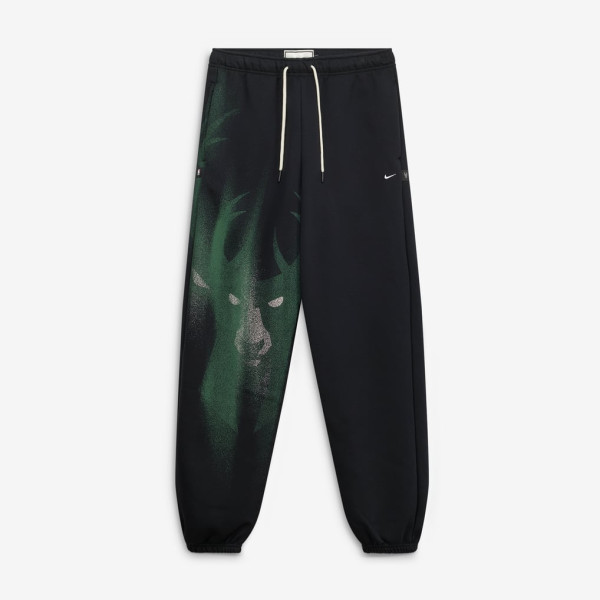Штаны Milwaukee Bucks Nike 2026 Standard Issue Practice Icon Fleece Tapered - Black