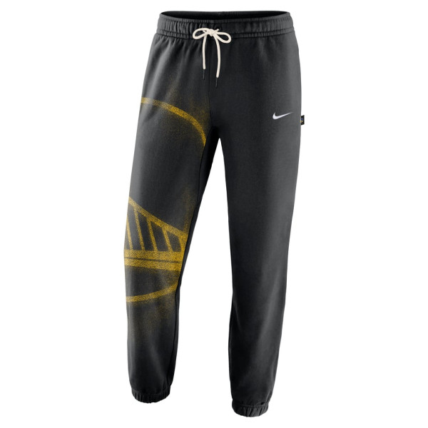 Штаны Golden State Warriors Nike 2026 Standard Issue Practice Icon Fleece Tapered - Black