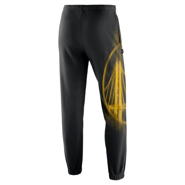 Штаны Golden State Warriors Nike 2026 Standard Issue Practice Icon Fleece Tapered - Black