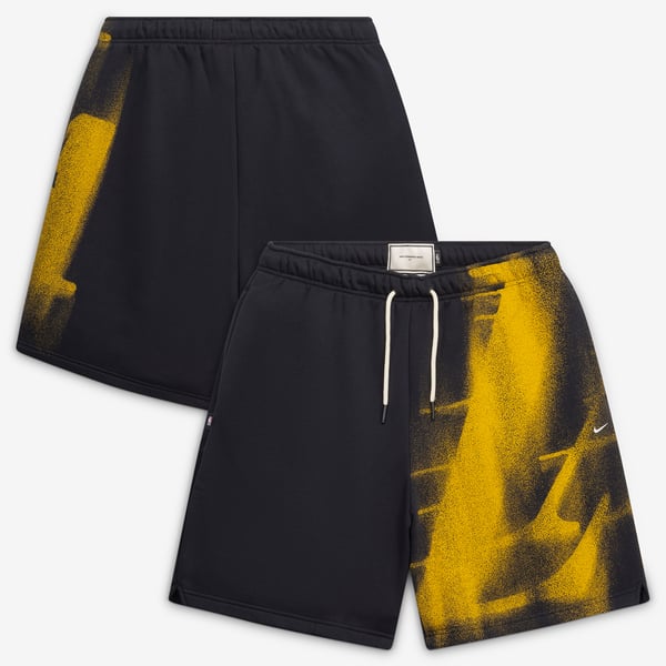 Шорты Los Angeles Lakers Nike 2026 Standard Issue Practice Icon Fleece - Black