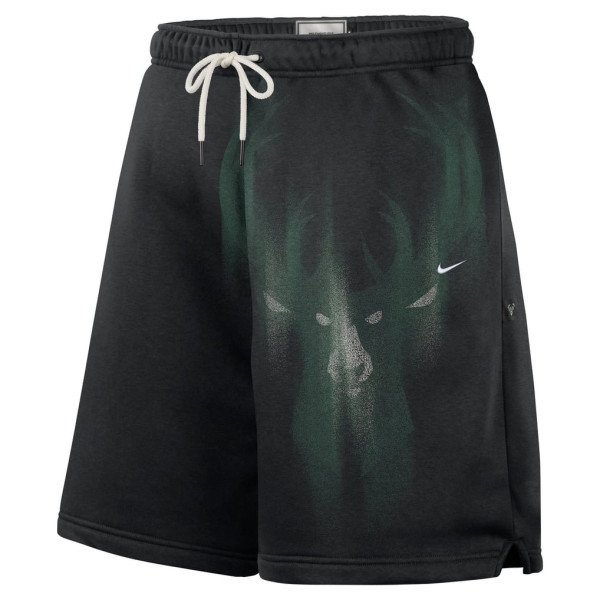 Шорты Milwaukee Bucks Nike 2026 Standard Issue Practice Icon Fleece - Black
