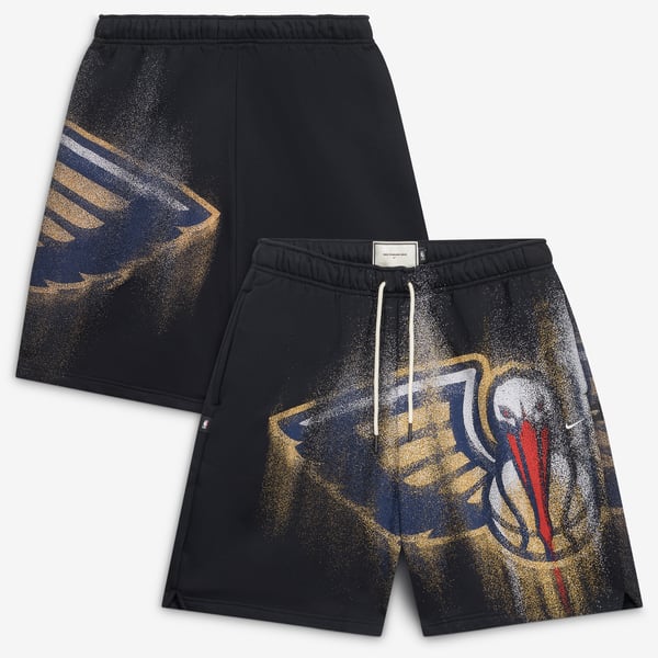 Шорты New Orleans Pelicans Nike 2026 Standard Issue Practice Icon Fleece - Black