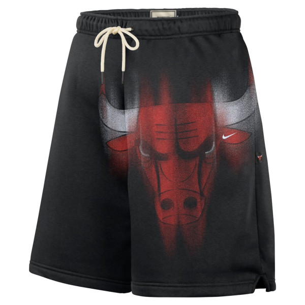 Шорты Chicago Bulls Nike 2026 Standard Issue Practice Icon Fleece - Black