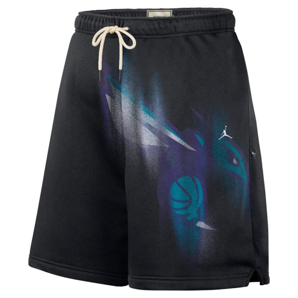 Шорты Charlotte Hornets Jordan Brand 2026 Standard Issue Practice Icon Fleece - Black