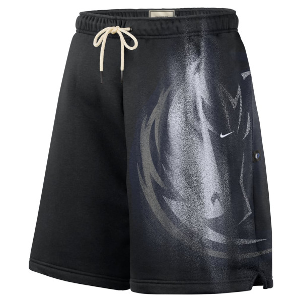 Шорты Dallas Mavericks Nike 2026 Standard Issue Practice Icon Fleece - Black
