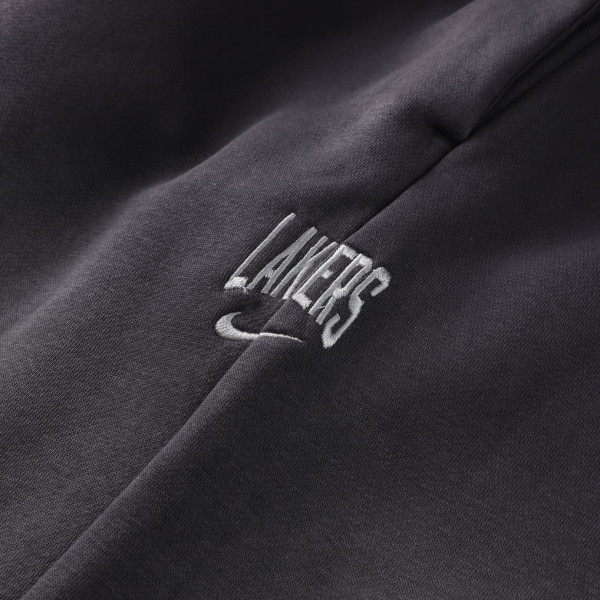 Штаны Los Angeles Lakers Nike 2026 Standard Issue Travel Washed Fleece - Charcoal
