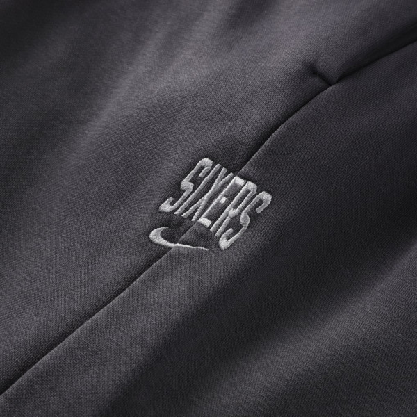 Штаны Philadelphia 76ers Nike 2026 Standard Issue Travel Washed Fleece - Charcoal