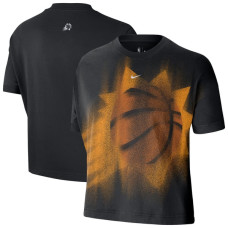 Женская футболка Phoenix Suns Nike 2026 Standard Issue Practice Icon Boxy Cropped - Black