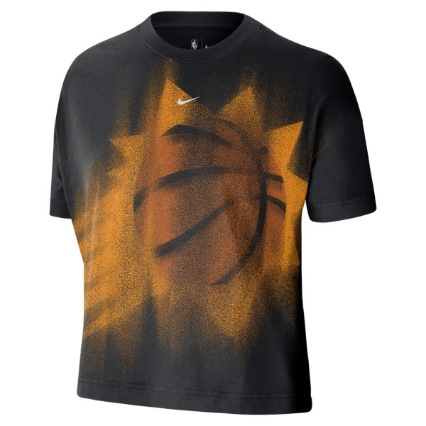 Женская футболка Phoenix Suns Nike 2026 Standard Issue Practice Icon Boxy Cropped - Black