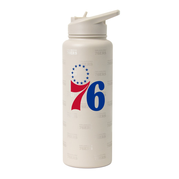 Термос Philadelphia 76ers Logo Brands 34oz. Sand Ghost