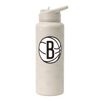 Термос Brooklyn Nets Logo Brands 34oz. Sand Ghost