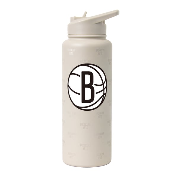 Термос Brooklyn Nets Logo Brands 34oz. Sand Ghost