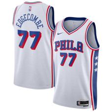 Джерси Unisex Philadelphia 76ers VJ Edgecombe Nike White Swingman - Association Edition