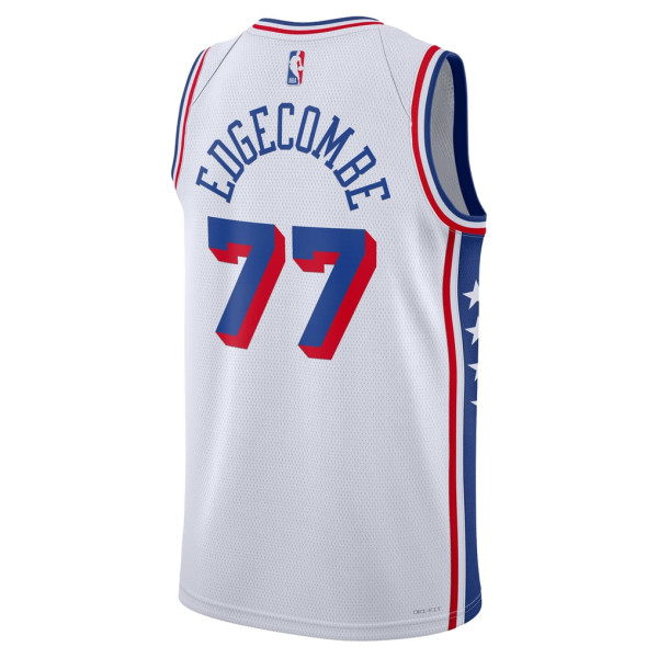 Джерси Unisex Philadelphia 76ers VJ Edgecombe Nike White Swingman - Association Edition