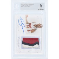 Ray Allen Miami Heat Autographed 2014-15 Panini Flawless Tri-Color Game-Used Relic #PA-RA #11/25 BGS Authenticated 9/10 Card