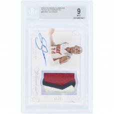 Ray Allen Miami Heat Autographed 2014-15 Panini Flawless Tri-Color Game-Used Relic #PA-RA #11/25 BGS Authenticated 9/10 Card