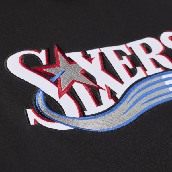 Толстовка Philadelphia 76ers Allen Iverson Mitchell & Ness Black Fleece