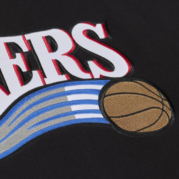 Толстовка Philadelphia 76ers Allen Iverson Mitchell & Ness Black Fleece