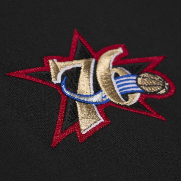 Футболка Philadelphia 76ers Allen Iverson Mitchell & Ness Black Hardwood Classics