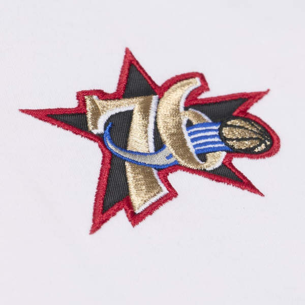 Футболка Philadelphia 76ers Allen Iverson Mitchell & Ness White Hardwood Classics Sublimated