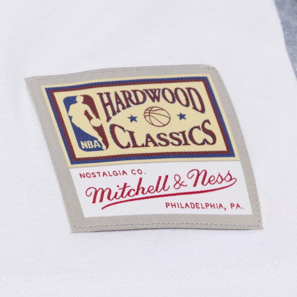 Футболка Philadelphia 76ers Allen Iverson Mitchell & Ness White Hardwood Classics Sublimated