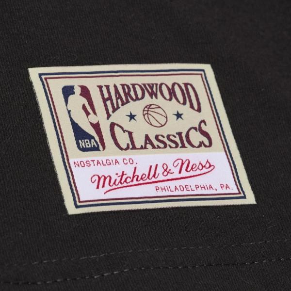 Футболка Philadelphia 76ers Allen Iverson Mitchell & Ness Black Hardwood Classics Name & Number Classic