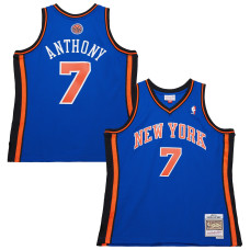 Джерси New York Knicks Carmelo Anthony Mitchell & Ness Blue Big & Tall 2010/11 Swingman