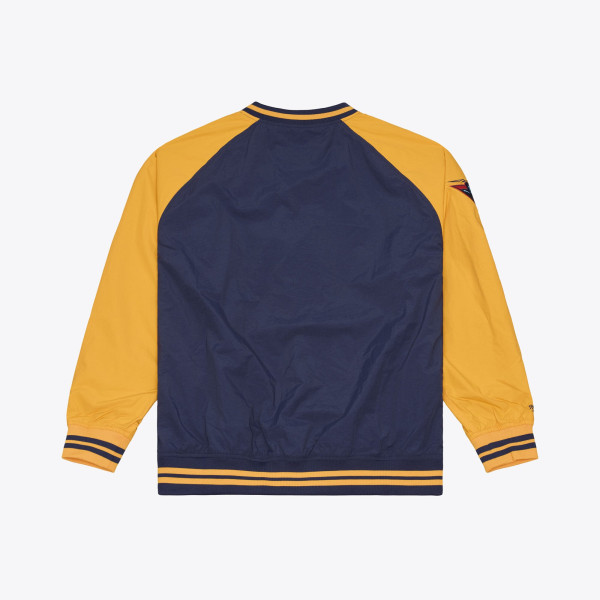 Пуловер Golden State Warriors Mitchell & Ness Navy Classic V-Neck Raglan