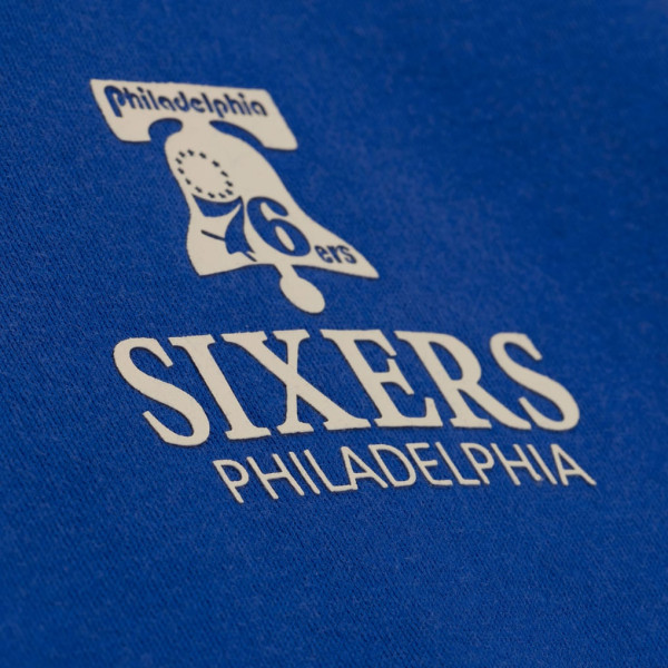 Толстовка Philadelphia 76ers Mitchell & Ness Royal Core Fleece